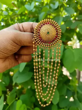 Jada billa with gold beads